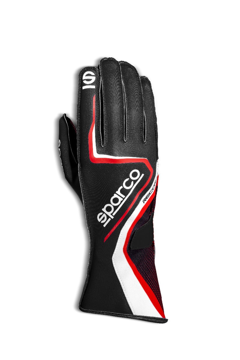 Sparco record kart gloves black/red