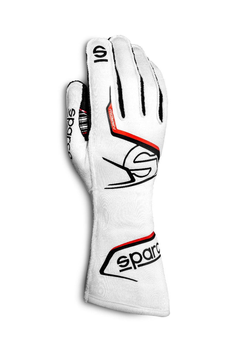 Sparco Arrow kart gloves white