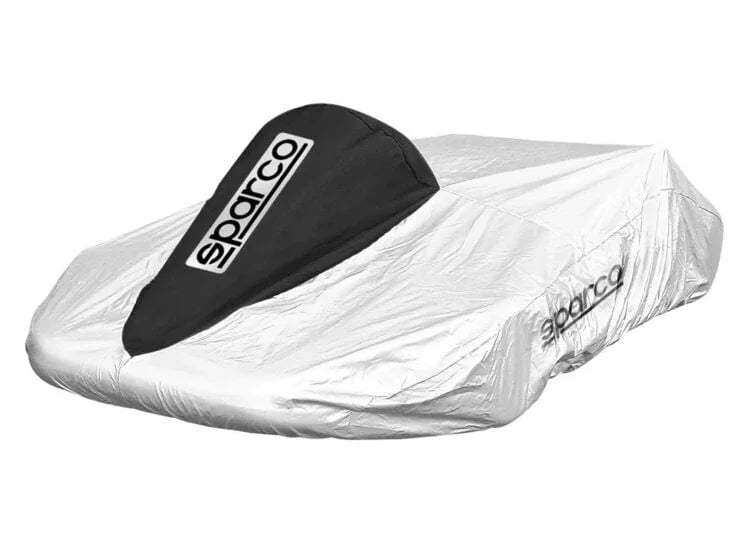 Sparco kart hoes zilver/zwart - KartKings