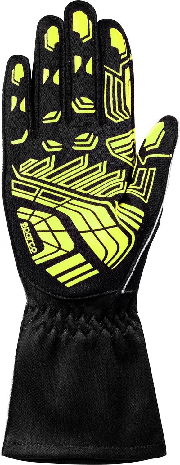 Sparco K-attack kart gloves Black/fluorescent yellow