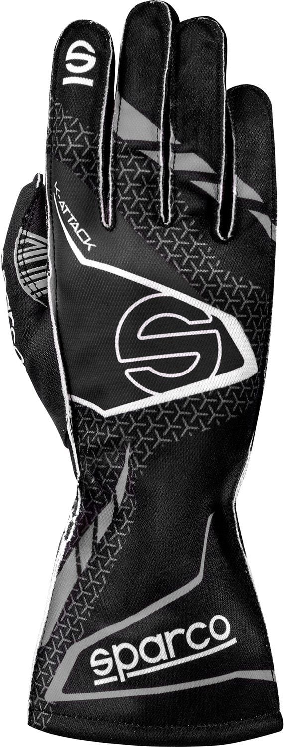 Sparco K-attack kart gloves black/gray