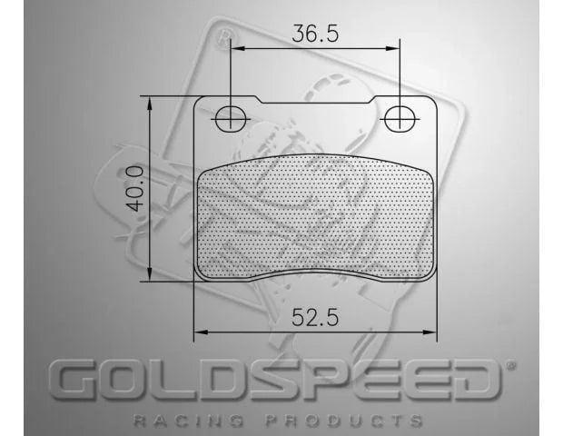 Goldspeed remblok set Wildkart voor - KartKings