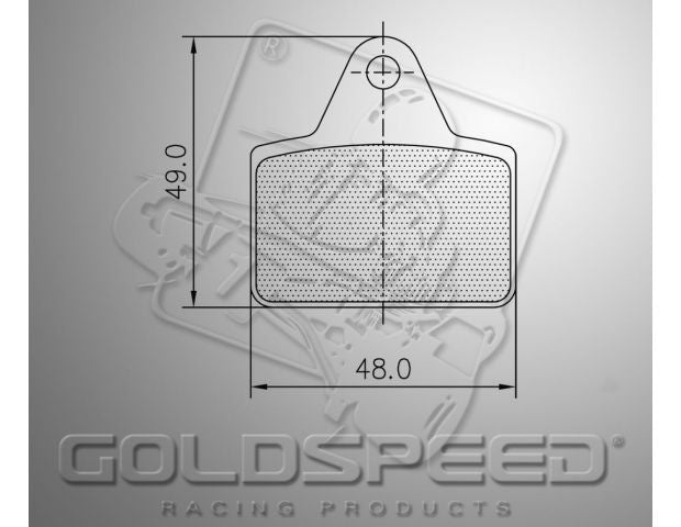 Juego de pastillas de freno Goldspeed Tipo LenzoKart traseras