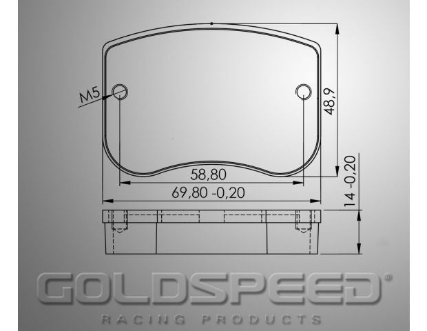 Juego de reparación Goldspeed TIPO DINO-CAROLI ALQUILER TRASERO