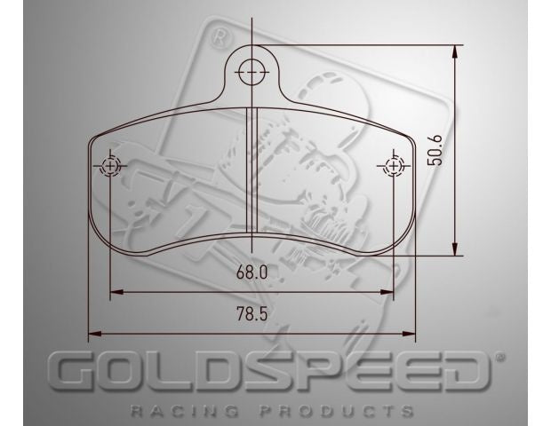Juego de pastillas de freno Goldspeed Haase Runner