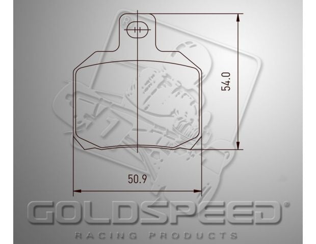 Goldspeed remblok set CRG TYPE > 03 REAR (14184)