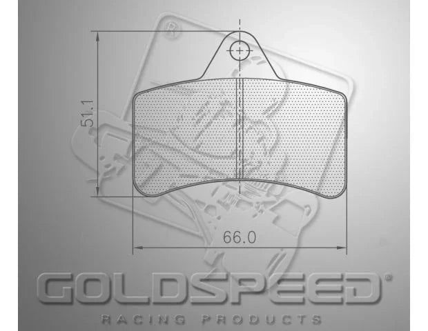 Goldspeed remblok set Top Kart type rear - KartKings