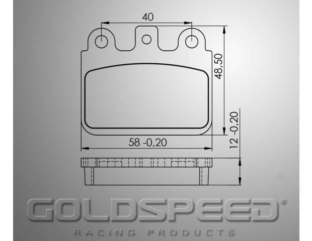 Juego de reparación Goldspeed CRG VEN 05-AMW-TIPO GILLARD TRASERO -14196