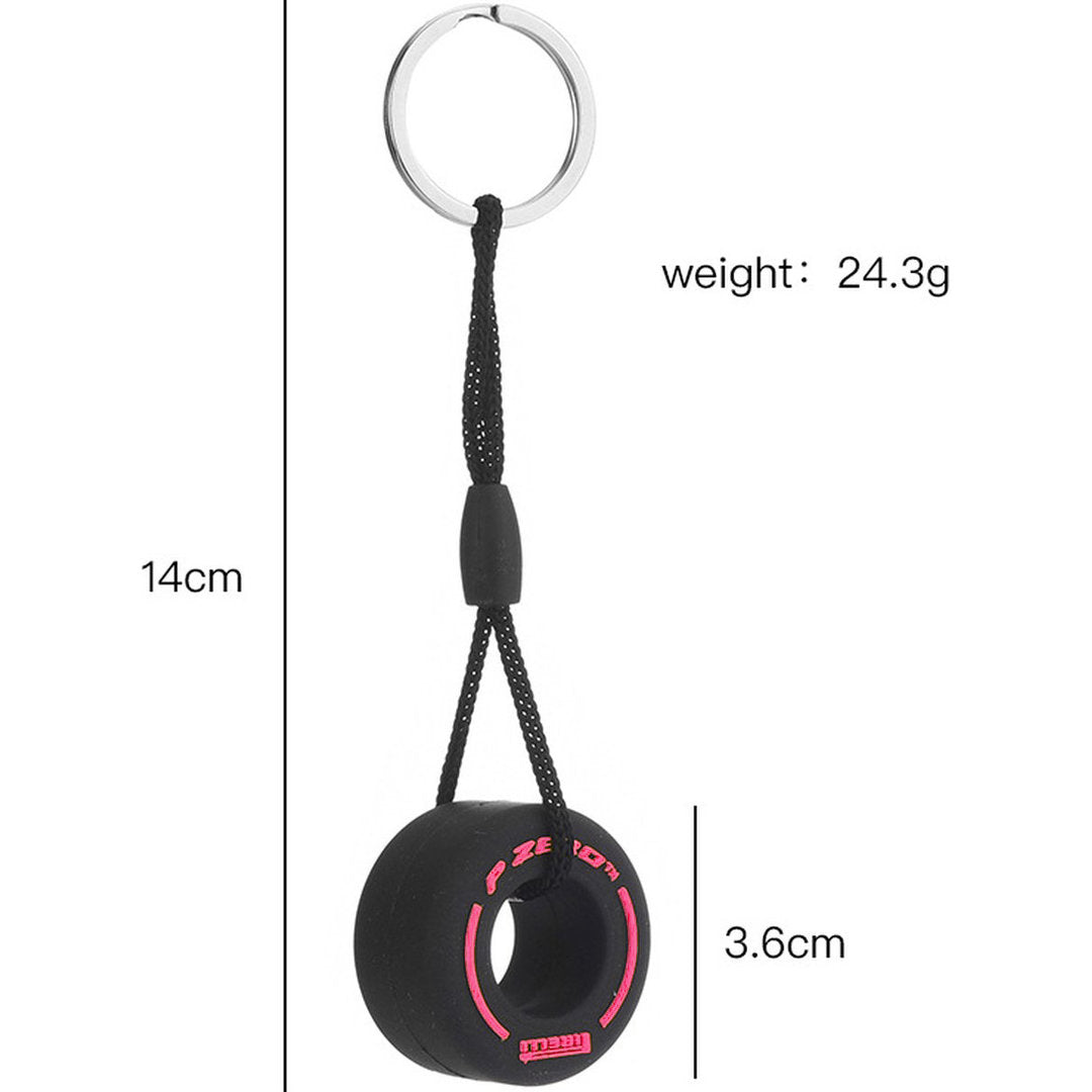 Formule 1 sleutelhanger Ultrasoft band | Paars | Pirelli | P Zero | Keychain | F1