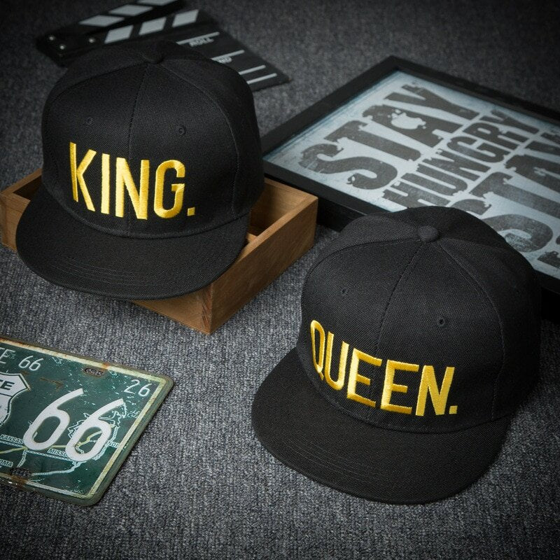 QUEEN Snapback Cap Black/Gold | Cap | Gold