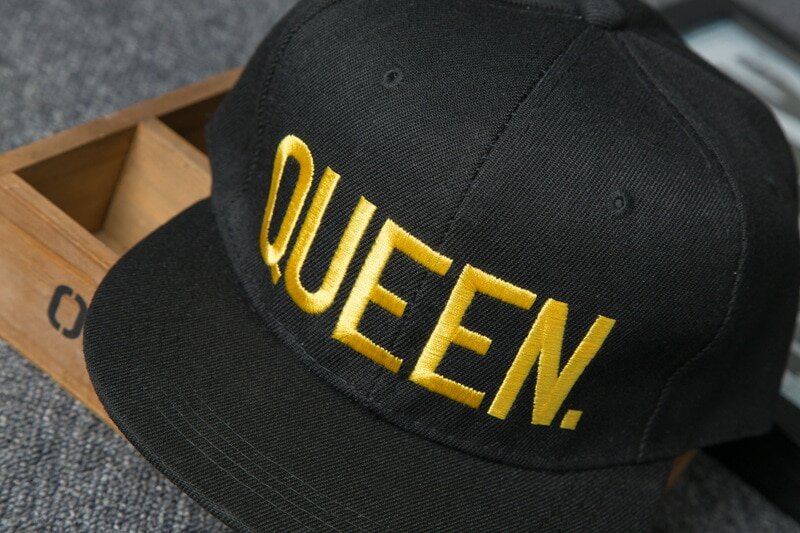 QUEEN Snapback Cap Black/Gold | Cap | Gold