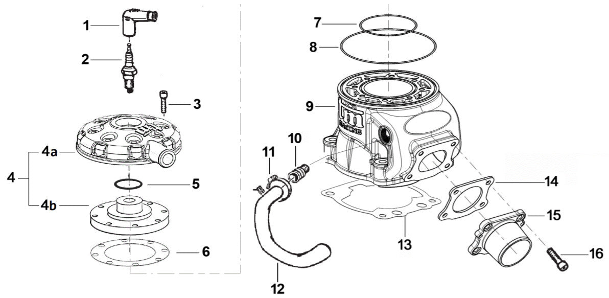 Junta tórica de culata TM KZ10C/R1