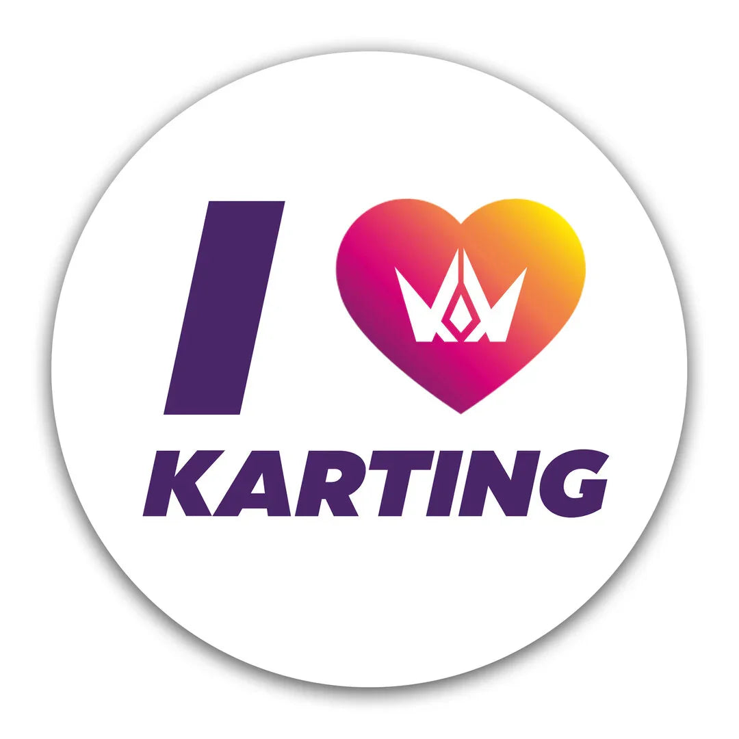 KartKings sticker rond - I love Karting - KartKings