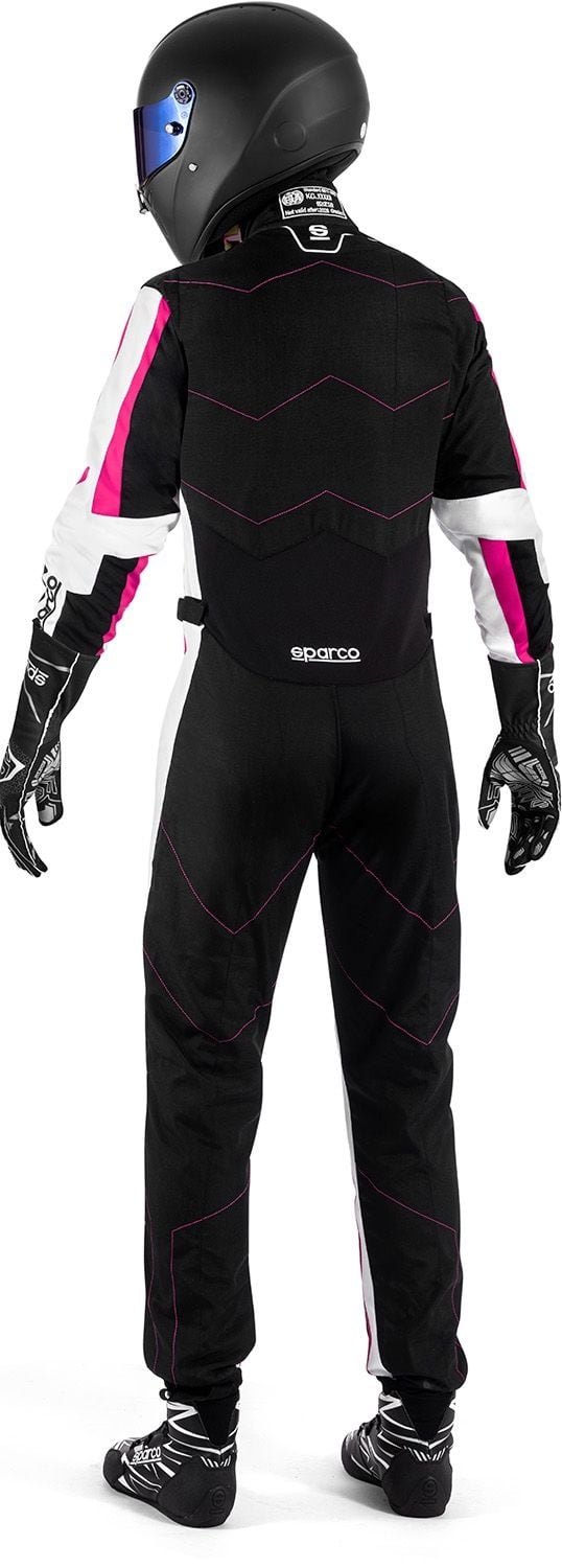 Sparco kerb advanced overall lady zwart/roze