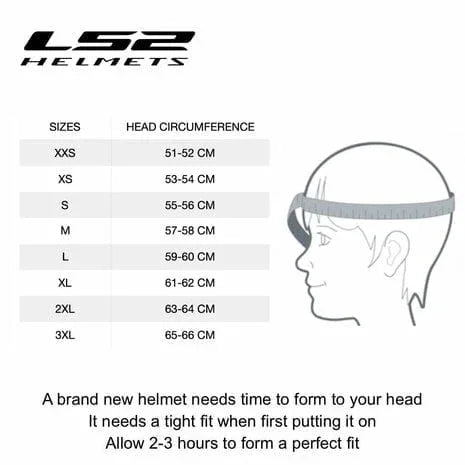 LS2 FF818 Storm III Glans Wit - KartKings