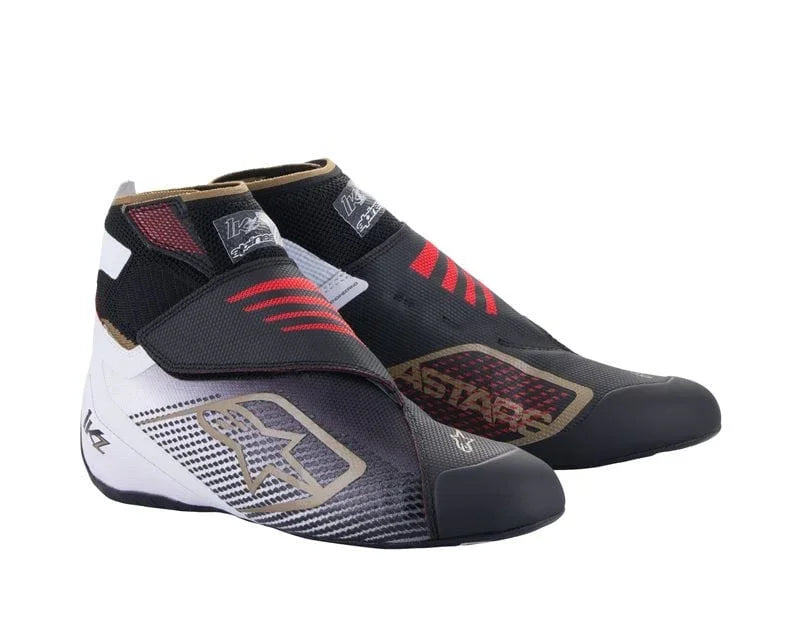 Alpinestars KZ V2 zwart/wit/goud - KartKings