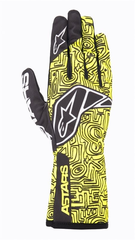 Alpinestars Tech 1-K V2 Vertical Glove Geel / zwart