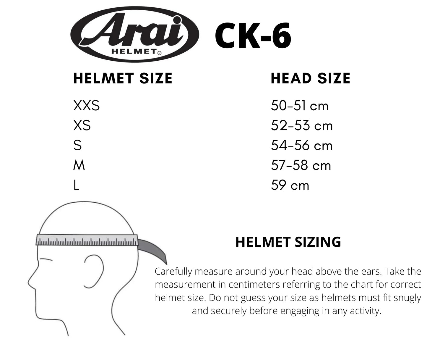 Arai CK-6 helm - KartKings