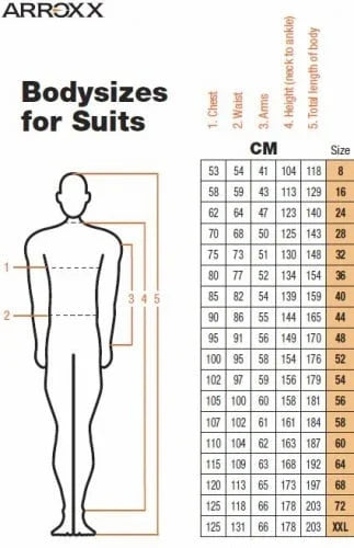 Arroxx overall katoen blauw/grijs - KartKings