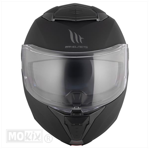 MT Helmets systeem helm matt zwart