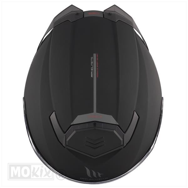 MT Helmets systeem helm matt zwart