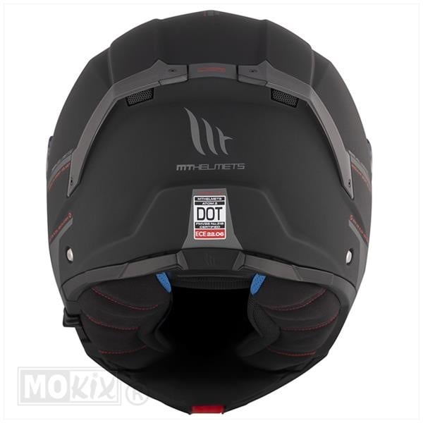 MT Helmets systeem helm matt zwart