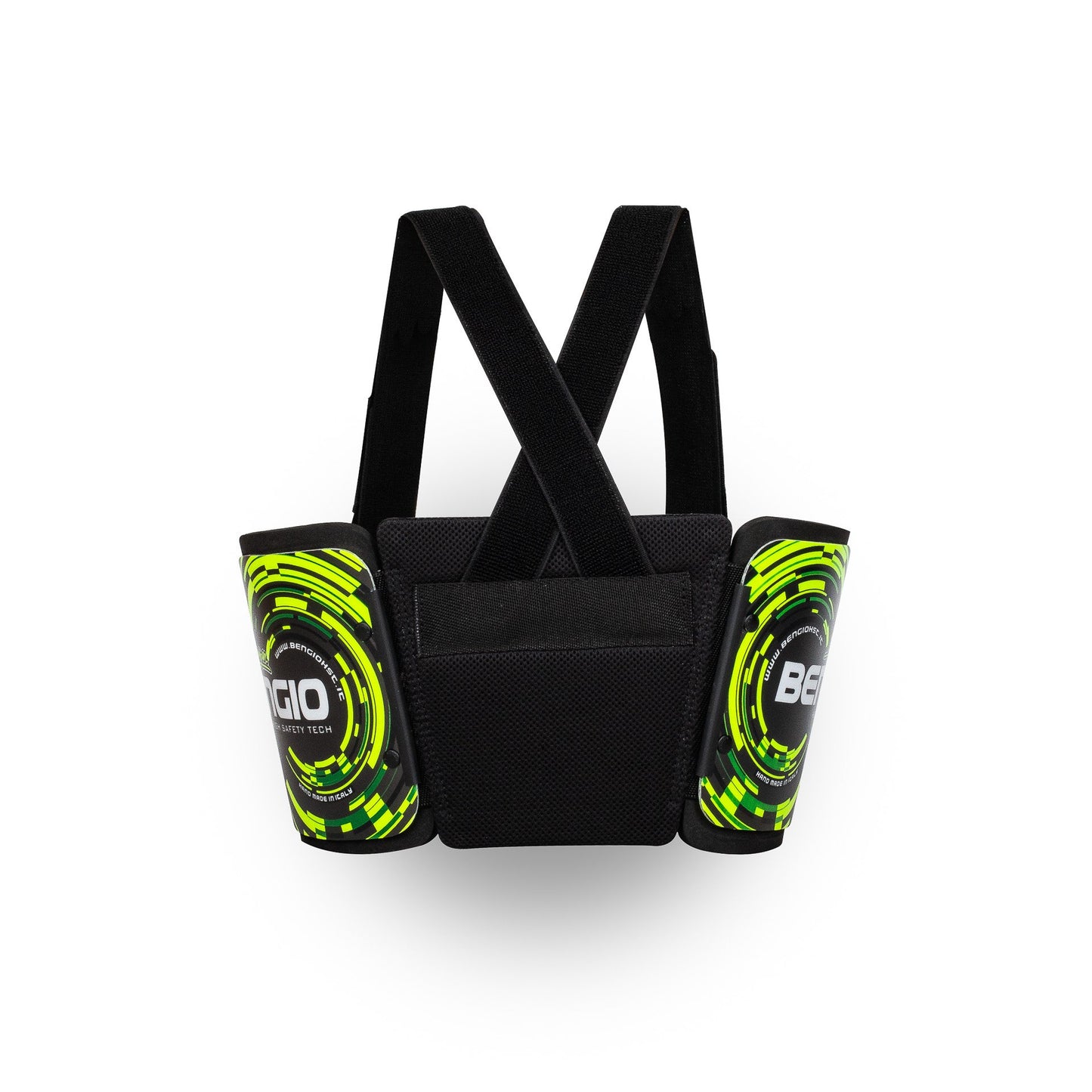 Bengio bumper rib beschermer zwart/fluor geel lady / dames model