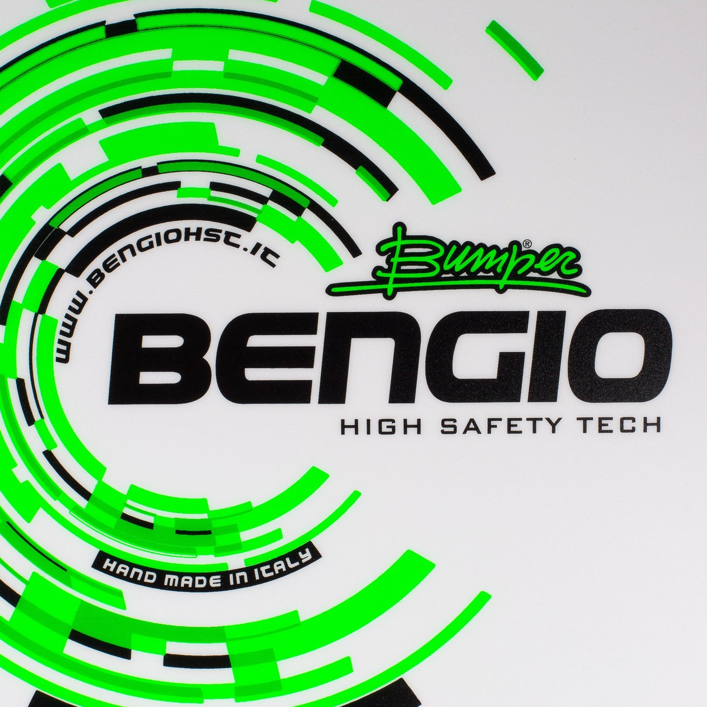 Bengio bumper rib beschermer wit/ groen