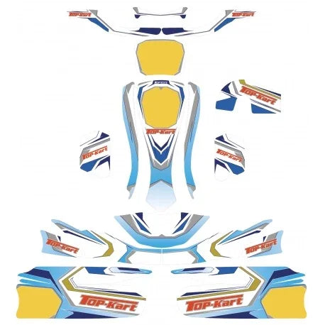 Top Kart Stickerset KG FP7 - KartKings
