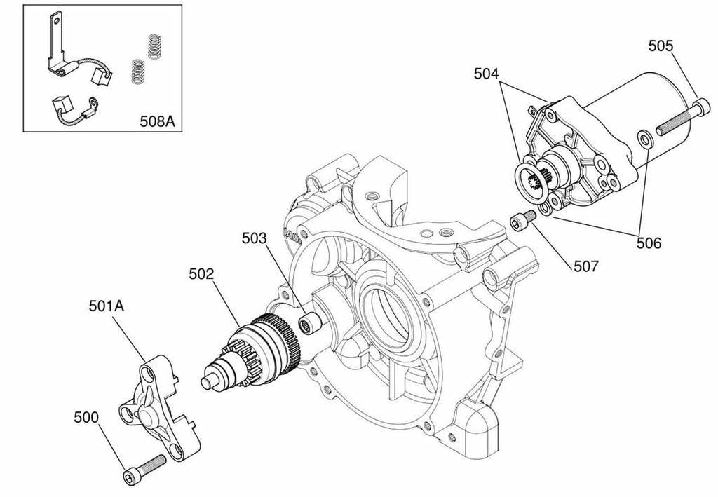 Iame X30/ 60CC Swift bendix lager
