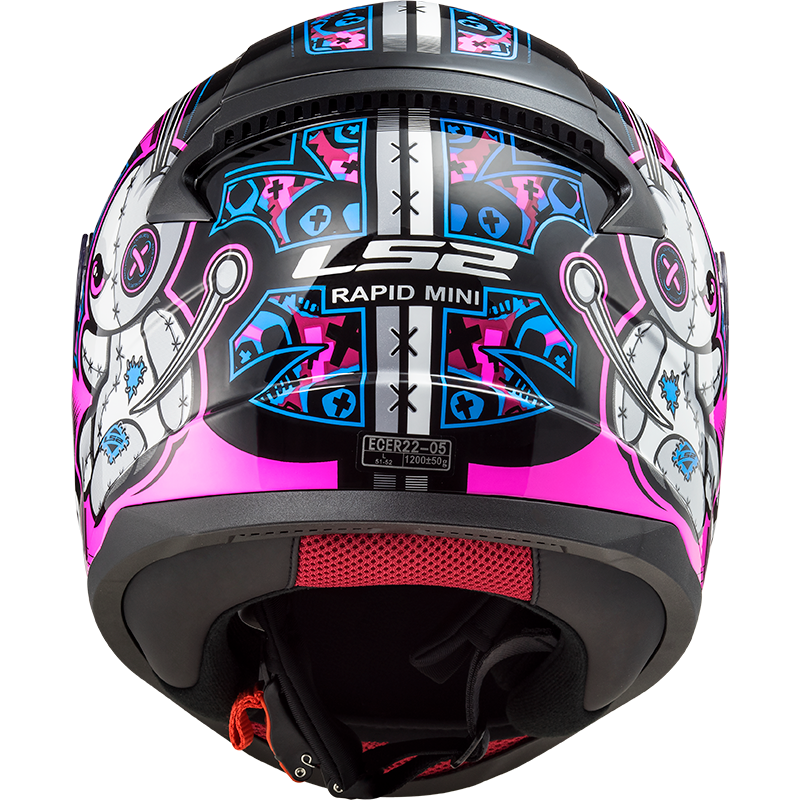 LS2 FF353 Rapid mini Kids helmet Voodoo black/pink