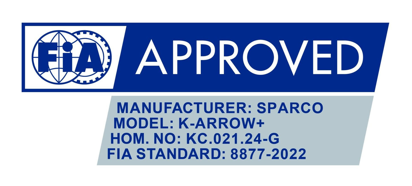 Sparco K -Arrow+ (FIA 8877-2022) kart gloves White / Black