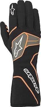 Alpinestars tech 1 race V2 FIA gloves zwart / fluor oranje - KartKings