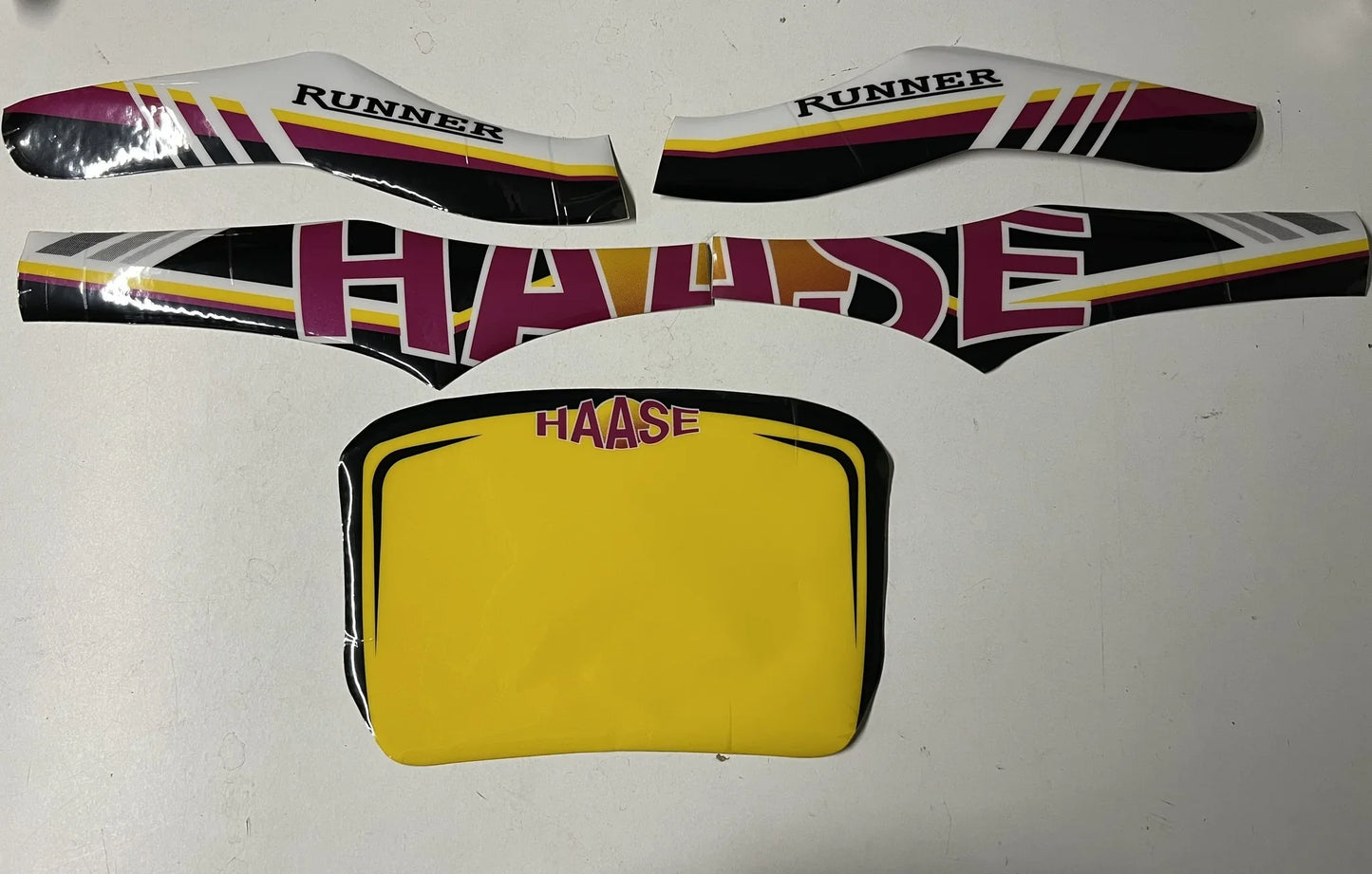 Haase kart stickers achterbumper KG Clob - KartKings