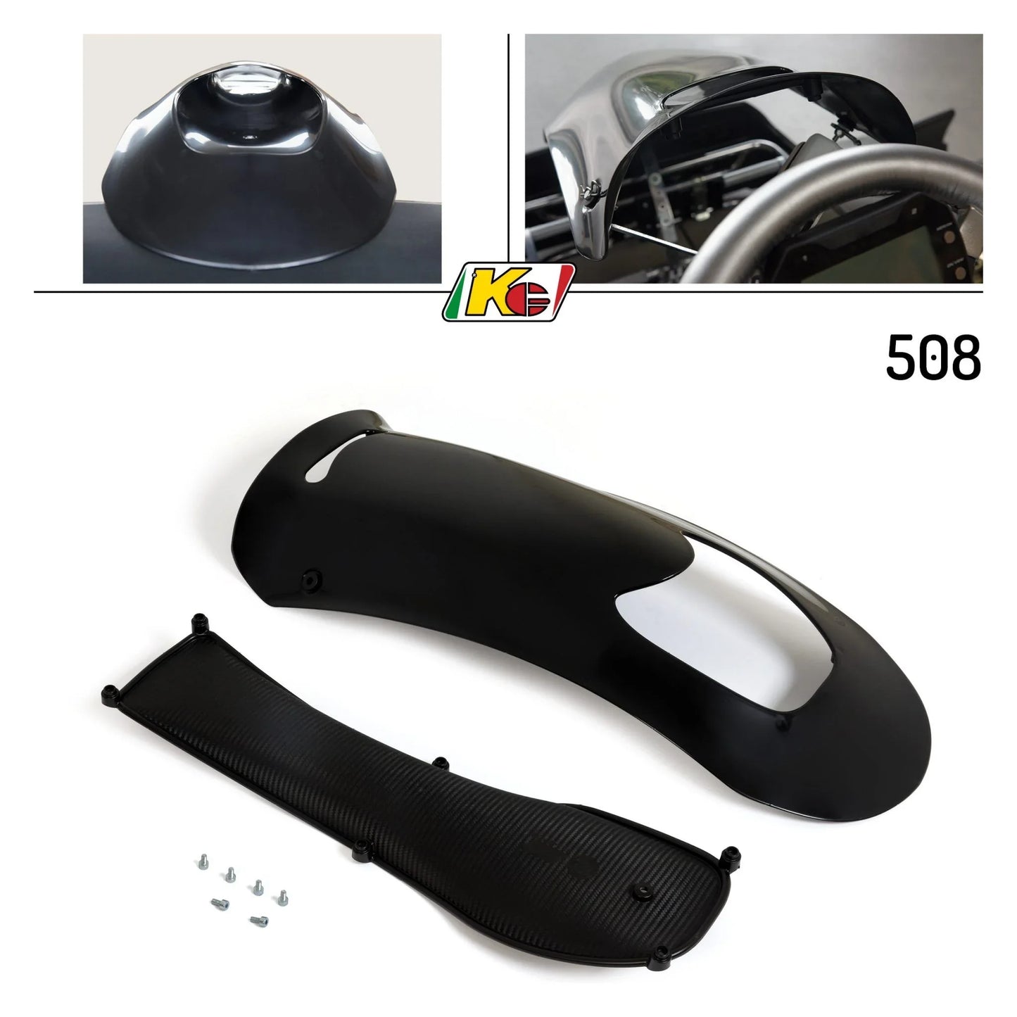 KG 508 Nassau panel zwart - KartKings