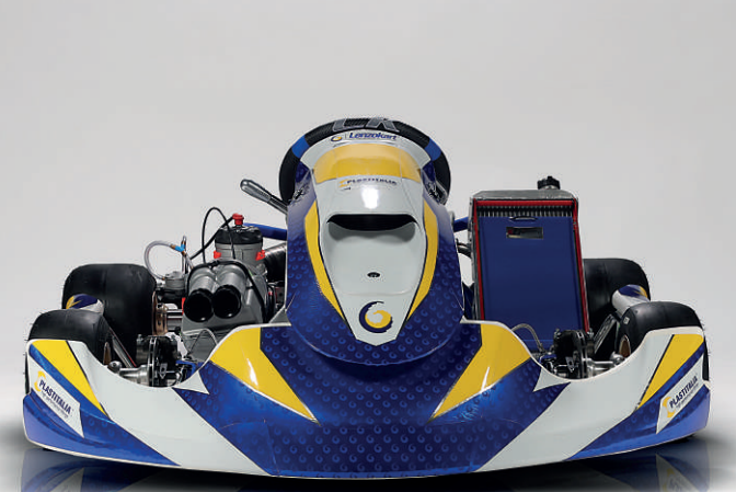 Lenzo kart KZ Type KK 30 MM rollend chassis