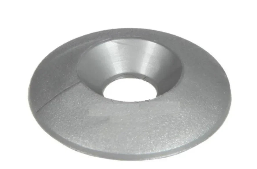 Plastic verzonken ring m8 grijs - KartKings