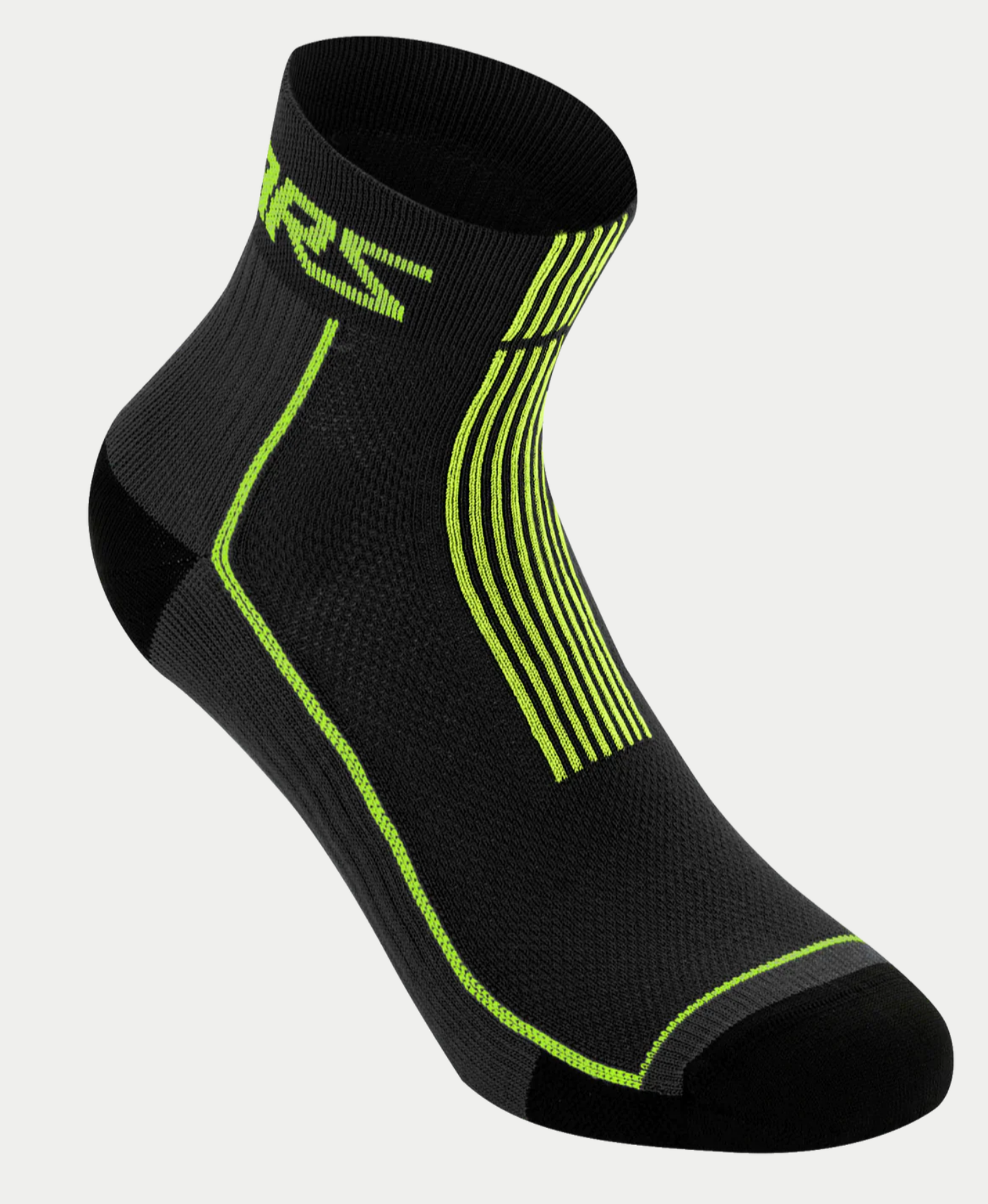 Alpinestars Zomer sokken zwart / Fluor Geel