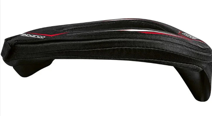 Sparco neck beschermer K-ring volwassen zwart/rood - KartKings