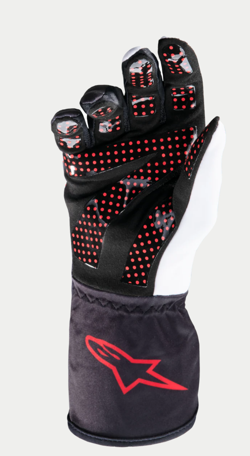 Alpinestars Tech 1-K V2 KAZE limited edition handschoenen zwart / wit / rood