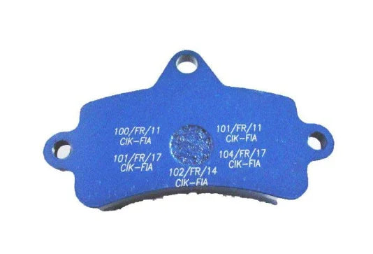 Top Kart remblok blauw Twister/Bullet KF achter - KartKings