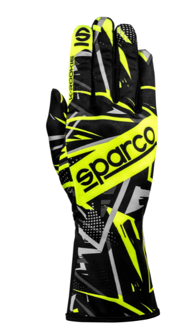 Sparco K-rookie kart gloves black/yellow
