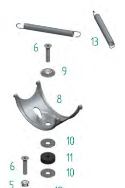 Carcasa de escape completa de LenzoKart