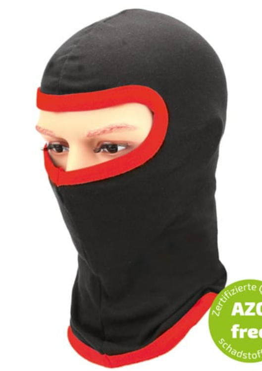 Pasamontañas resistente Speed Racewear negro/rojo