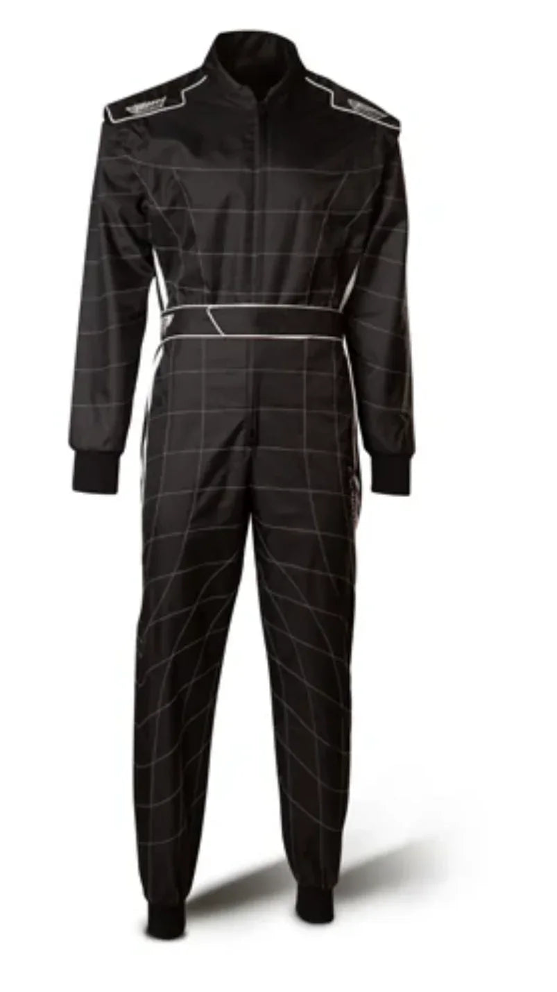 Speed overall cordura atlanta cs-1 zwart/wit maat m - KartKings