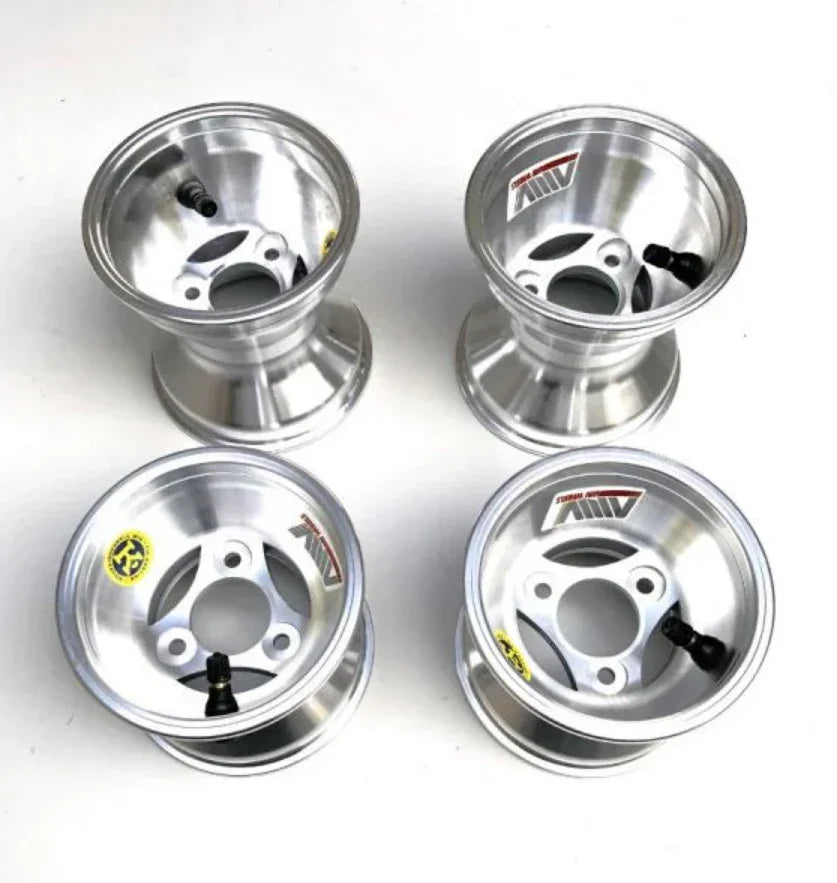 AMV aluminium velgen set 130/180 mm - KartKings
