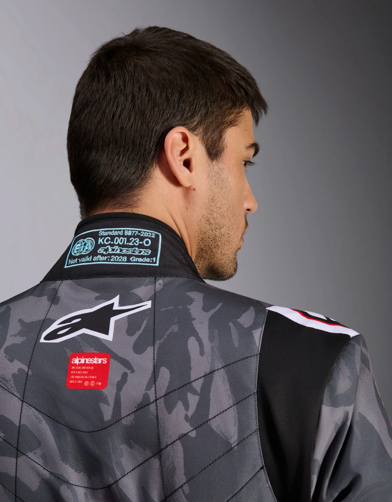 Alpinestars KMX-9 V3 Graphic 5 donker grijs / zwart