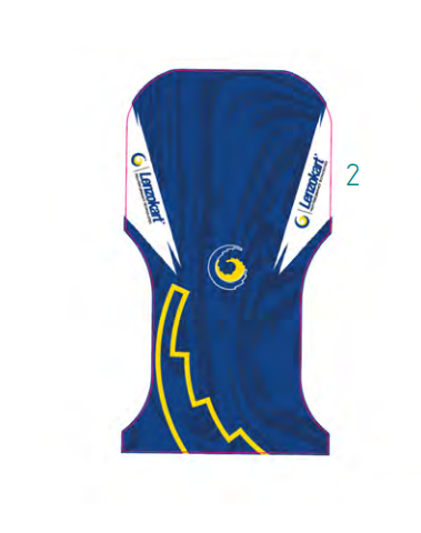 LenzoKart OK/OKJ/DD2 bodemplaat sticker