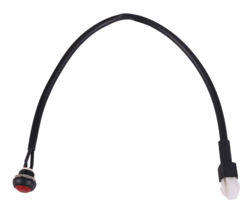 LKE stopknop rood met kabel en aansluiting - KartKings