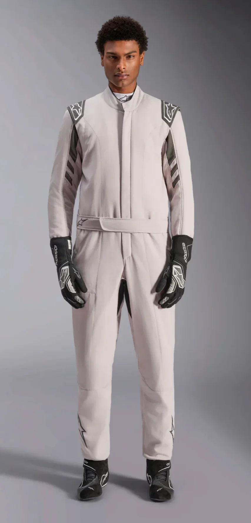 Alpinestars GP Race V3 FIA 8856-2018 / Zilver / Antraciet overall - KartKings